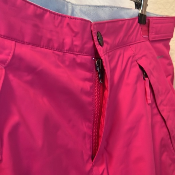 North Face Hot pink Snow pants Kids X Large / women’s size 6-8 pants - Picture 5 of 9